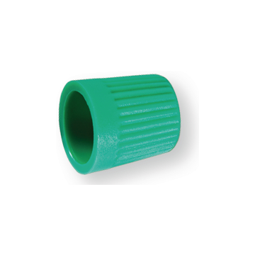 Plastový kryt ventilku zelený